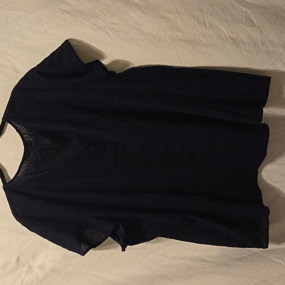 Lane Bryant Ruffle Flutter Sleeve Top size 26 - Picture 4 of 5